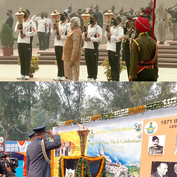 PM Modi leads nation in paying tribute to 1971 war martyrs on Vijay Diwas