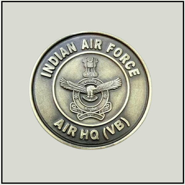 Brass Unisex Indian Air Force Medal