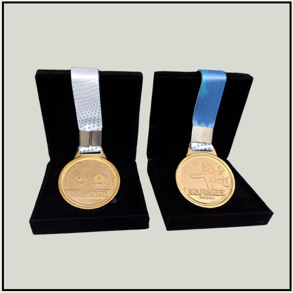 Brass Etching Silver Medal